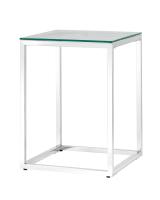 Журнальный стол 40*40 ТАУН серебро