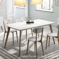 Обеденный стол DUPEN DT-900 Белый фото Обеденный стол DUPEN DT-900 Белый. Фото №1