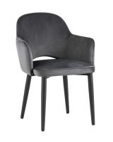 Стул Венера велюр серый. Фото №1