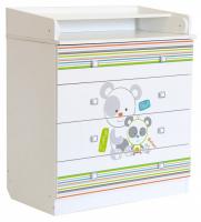 Комод пеленальный Polini Kids Simple 1580, белый