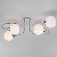 Потолочная люстра Eurosvet Tulia 30136/4 хром фото Потолочная люстра Eurosvet Tulia 30136/4 хром. Фото №1