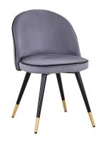 Стул Gabi LUX велюр серый