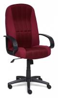 Компьютерное кресло СН833 ткань/сетка, бордо/бордо, 2604/13