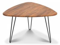 Стол журнальный SODUS МДФ/металл, 70*73*45 см, Дуб Американский (ножки черные) Стол журнальный SODUS МДФ/металл, 70*73*45 см, Дуб Американский (ножки черные). Фото №1