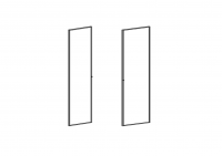 Дверь (стекло в алюминиевой рамке) Европа Лайт фото Дверь (стекло в алюминиевой рамке) Европа Лайт