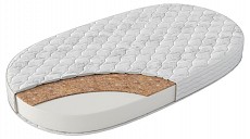 Матрас для новорожденных Джангл Симпл 1250x750, белый. Фото №2