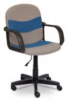 Компьютерное кресло BAGGI ткань, серый/синий, С27/С24