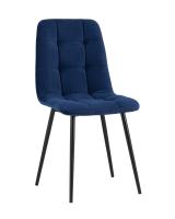 Стул Oliver велюр тёмно-синий. Фото №1