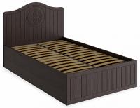 кровать 2000*1200 Монблан МБ-608К (с ламелями и подъемным механизмом) орех шоколадный. Фото №1