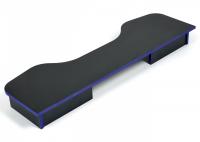 Надстройка StrikeTop (120) NEO black/blue, черный/синяя кромка. Фото №1