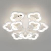 Потолочная люстра Eurosvet Arctic 90141/9 белый 80W. Фото №1