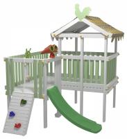 Комплекс игровой ДК8Б, бирюзовый, серый. Фото №1