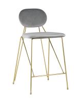 Стул Элис полубарный светло-серый. Фото №1