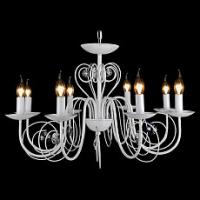 Подвесная люстра Eurosvet Tomas 60018/8 белый с золотом. Фото №1