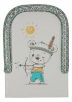 Доска пеленальная Polini kids Храбрый мишка,. Фото №1