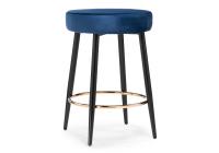 Барный стул Plato dark blue фото Барный стул Plato dark blue
