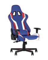 Кресло игровое TopChairs Cherokee синее фото Кресло игровое TopChairs Cherokee синее. Фото №1