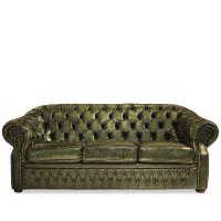 Диван B-128 (3-х местный) зеленый