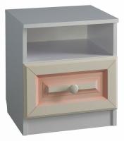 Алиса Тумба прикроватная Белый/ Крем фото Алиса Тумба прикроватная Белый/ Крем