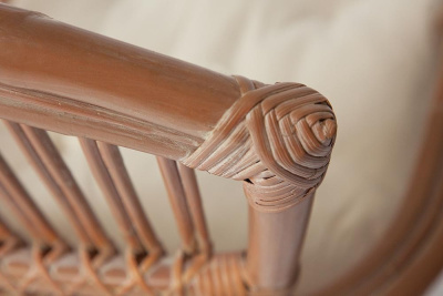 Кресло из натурального ротанга Levy. Фото №3