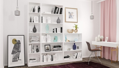 Стеллаж-колонка Polini Home Smart, белый. Фото №4