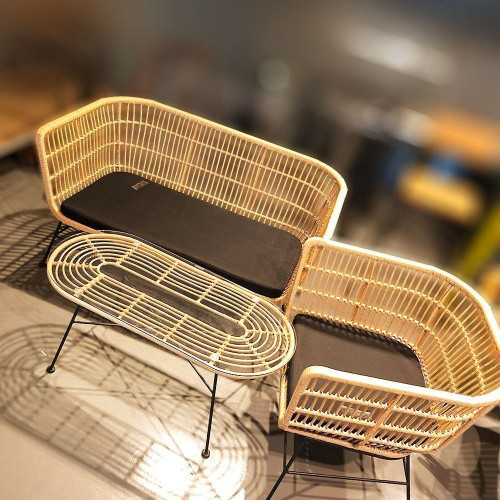 Стол кофейный Малибу бежевый. Фото №9