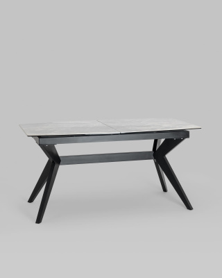 Стол обеденный Аркада раскладной 160-210*90 керамика темная. Фото