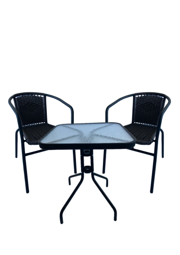 Комплект садовый "Бистро" BISTRO с коричневыми подушками. Фото №5