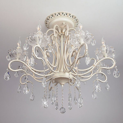 Потолочная люстра Eurosvet Etna 12205/8 белый Strotskis. Фото №2