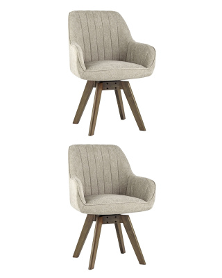 Стул вращающийся MANS латте 2 шт.. Фото