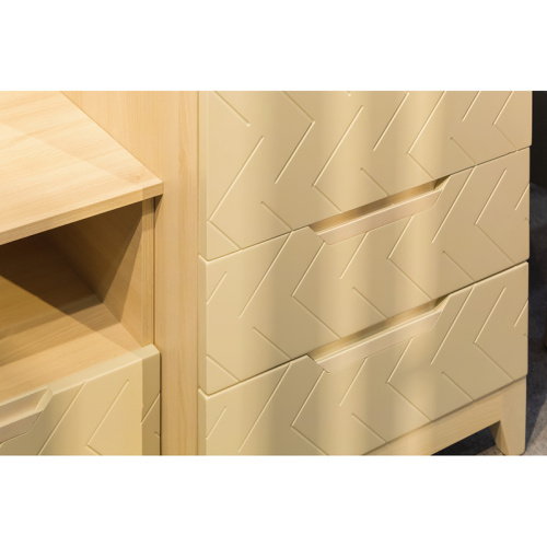 Шкаф с ящиками универсальный Сканди Жемчужно-белый. Фото №10