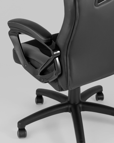Кресло игровое TopChairs Skyline серое фото Кресло игровое TopChairs Skyline серое. Фото №8
