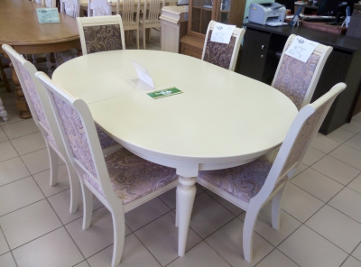 Стол обеденный раскладной Людовик ГМ 6090 (овальный). Фото №2