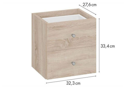 Ящик Polini Home Smart, древесина коричневая светлая дуб. Фото №7