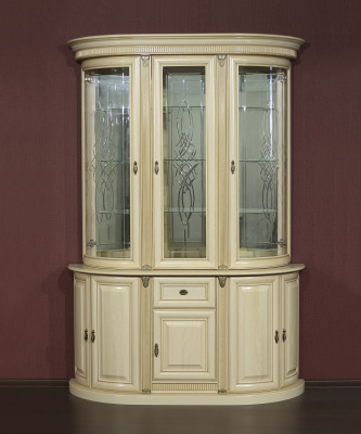 Комод пятидверный к витрине трехдверной Милан 23 фото Комод пятидверный к витрине трехдверной Милан 23. Фото №2