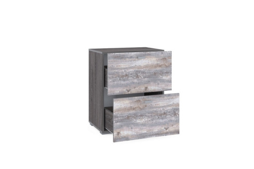 Тумба Urban НМ 011.87-02, Бетон Пайн темный, Ясень Анкор темный. Фото №2