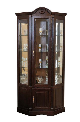 Шкаф с витриной Рубин-ММ ВМФ-6526-ММ. Фото №1