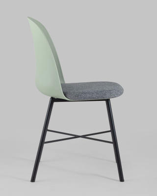 Стул Shell серо-зеленый фото Стул Shell серо-зеленый. Фото №5