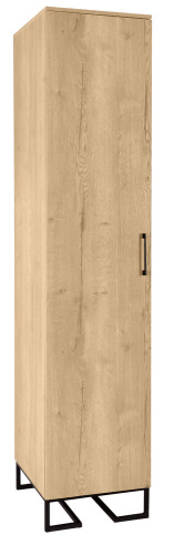 Шкаф одностворчатый Loft 45 см Дуб Натур. Фото №2