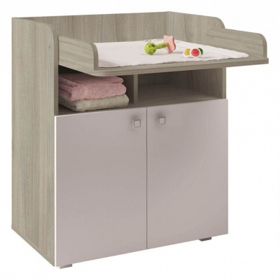 Комод пеленальный Polini kids Simple 1270, древесина белая древесина. Фото