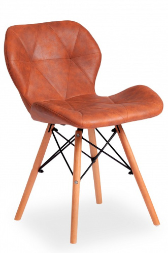 Стул STUTTGART (mod. 74) экокожа/дерево береза/металл, 50 х 47 х 73 см, античный коричневый RH02-13/натуральный (поставляется по 4 шт) фото Стул STUTTGART (mod. 74) экокожа/дерево береза/металл, 50 х 47 х 73 см, античный коричневый RH02-13/натуральный (поставляется по 4 шт). Фото №1