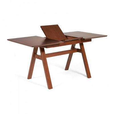 Стол раскладной Ricco (Рикко) основание бук, столешница мдф, 80x120+40x75см, Коричневый. Фото