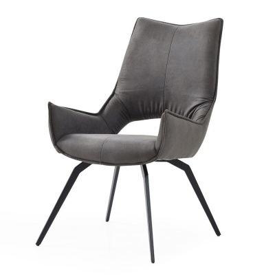 Стул DC1241 серый/черный. Фото №3