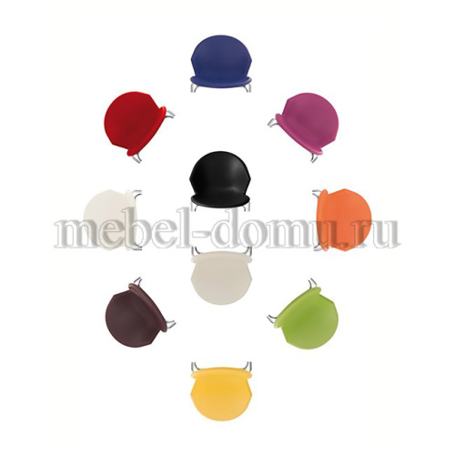 Кресло VAN HALLEN (mod. 2433S) ткань/металл, 54,5х53,5/76 см, высота до сиденья 46 см, серый/черный (поставляется по 2 шт). Фото №3