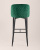 Стул барный Оскар велюр изумрудный фото Стул барный Оскар велюр изумрудный. Фото №6