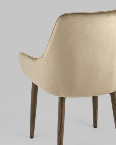 Стул Диана велюр бежевый. Фото №8