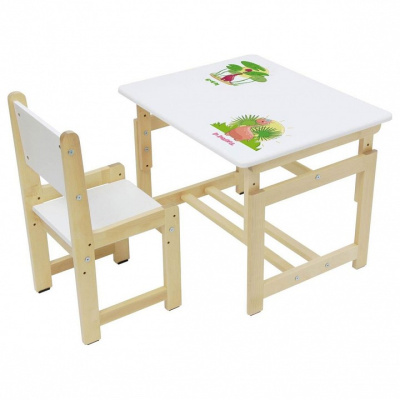 Набор учебный Polini kids Eco 400 SM, белый. Фото