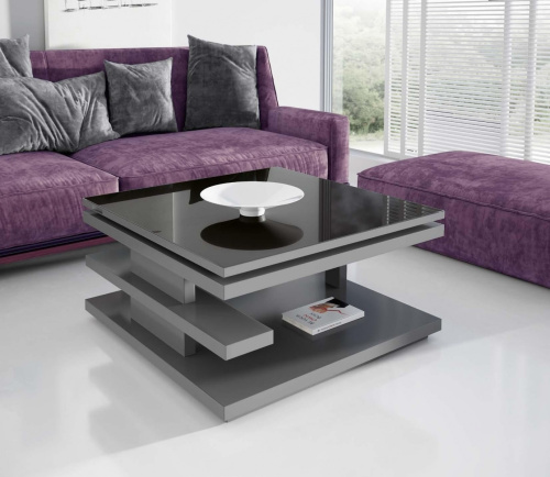 Журнальный стол NORA 2052 Plomo/Negro. Фото №1