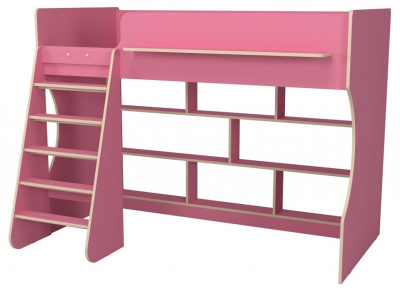 Кровать-чердак Р432-П Капризун 1, розовый. Фото №3