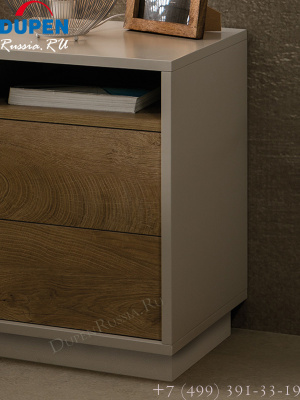 Тумба прикроватная DUPEN М-138 песочный/дуб. Фото №4